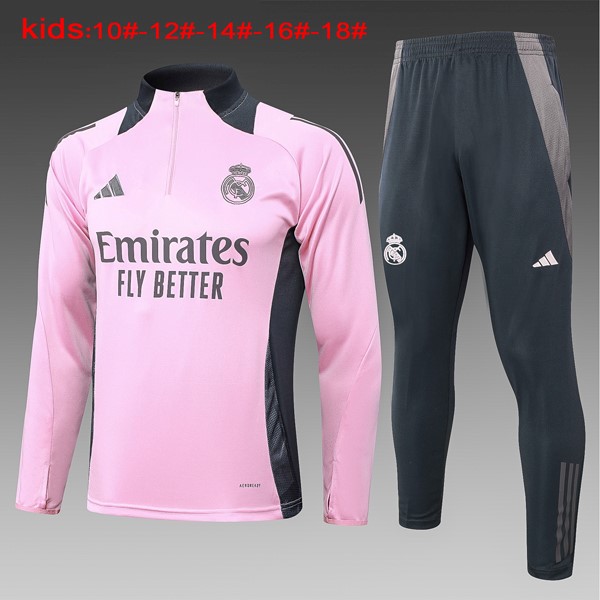 Ninos Sudadera De Training Real Madrid 2024/25 Rosa